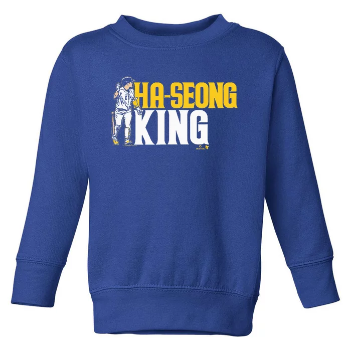 Haseong Kim Haseong King San Diego Baseball Toddler Sweatshirt