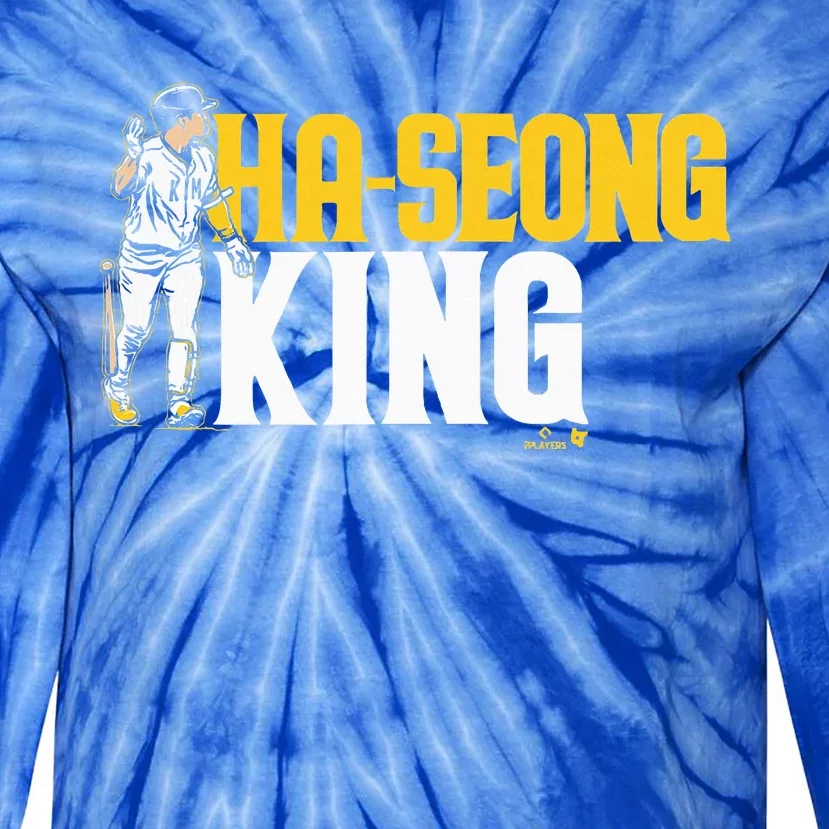 Haseong Kim Haseong King San Diego Baseball Tie-Dye Long Sleeve Shirt