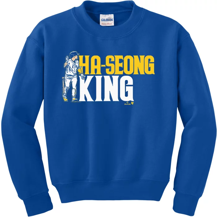 Haseong Kim Haseong King San Diego Baseball Kids Sweatshirt