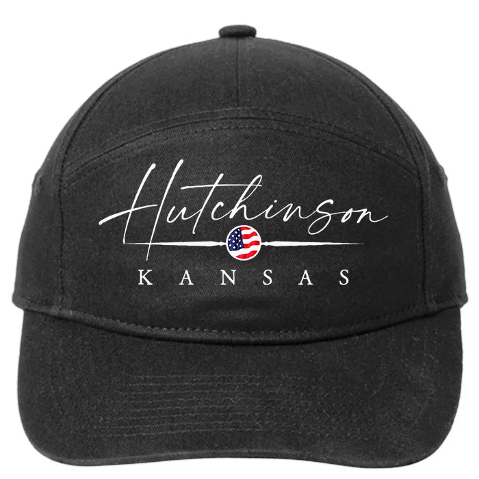 Hutchinson Kansas 7-Panel Snapback Hat