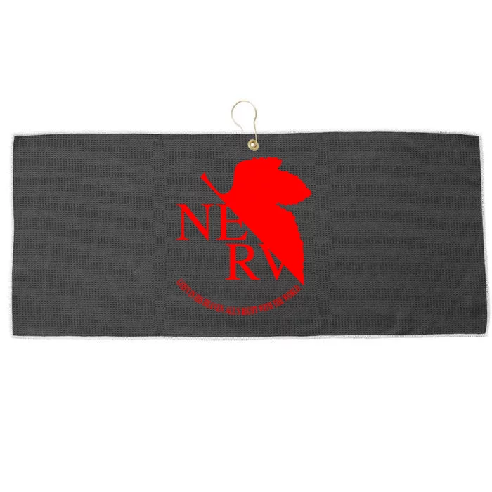 Hideo Kojima In A Nerv Large Microfiber Waffle Golf Towel