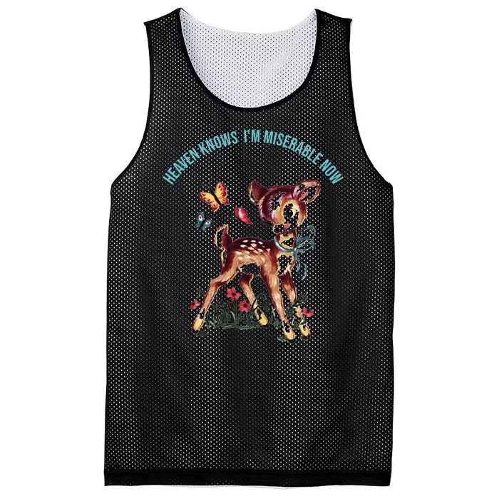 Heaven Knows I'm Miserable Now Mesh Reversible Basketball Jersey Tank