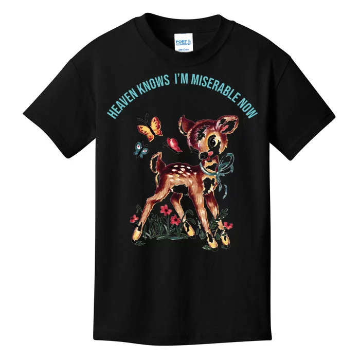 Heaven Knows I'm Miserable Now Kids T-Shirt