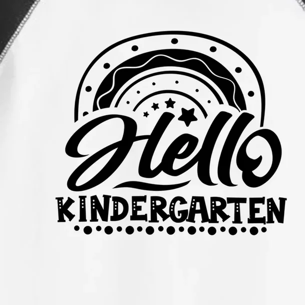 Hello Kinder Kindergarten Teacher Team Cool Gift Toddler Fine Jersey T-Shirt