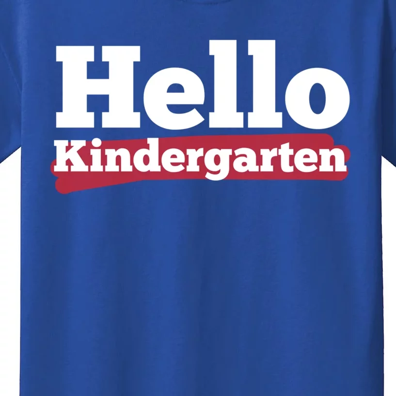 Hello Kindergarten Meaningful Gift Kids T-Shirt