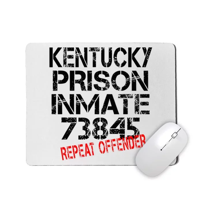 Halloween Kentucky Prisoner Party Costume Mousepad