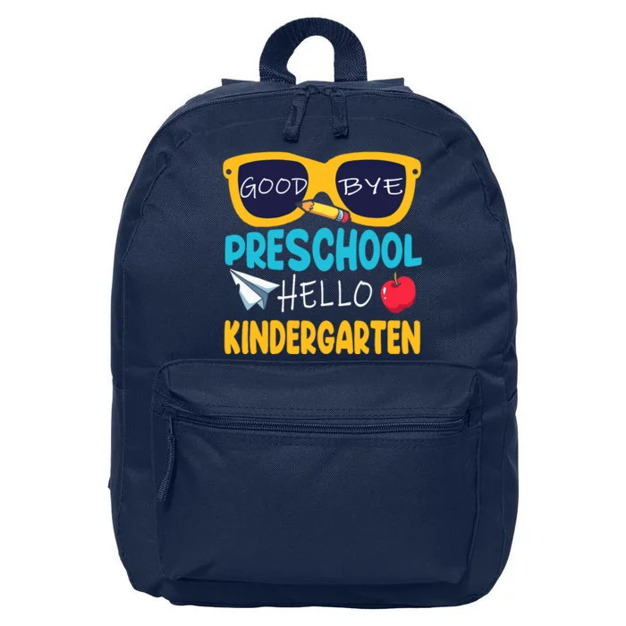 Hello Kindergarten Prek Grad Goodbye Preschool Graduation 16 in Basic Backpack