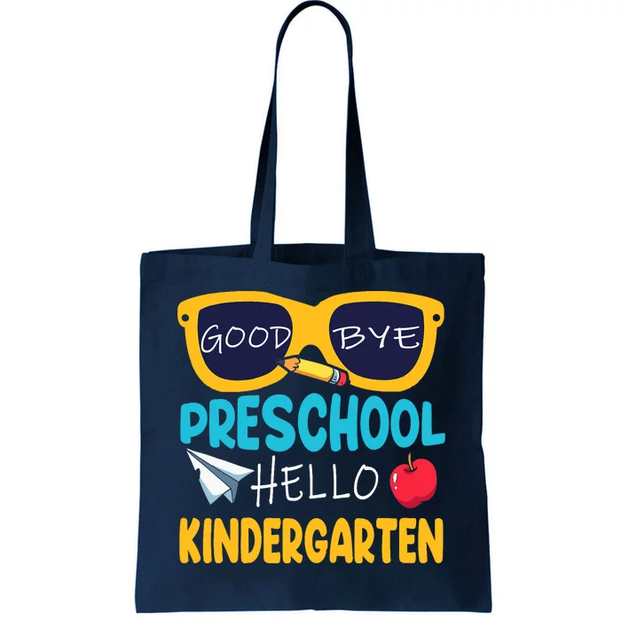 Hello Kindergarten Prek Grad Goodbye Preschool Graduation Tote Bag