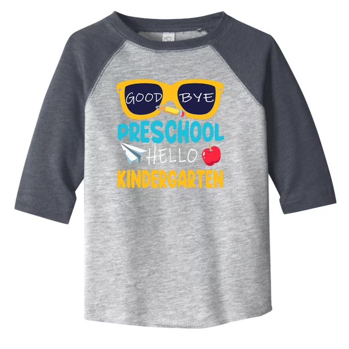 Hello Kindergarten Prek Grad Goodbye Preschool Graduation Toddler Fine Jersey T-Shirt