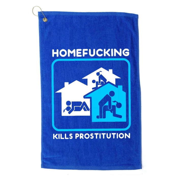 Homefucking Kills Prostitution Platinum Collection Golf Towel