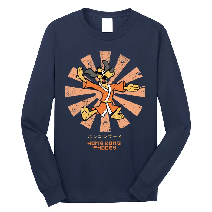 Hong Kong Phooey Retro Japanese Long Sleeve Shirt