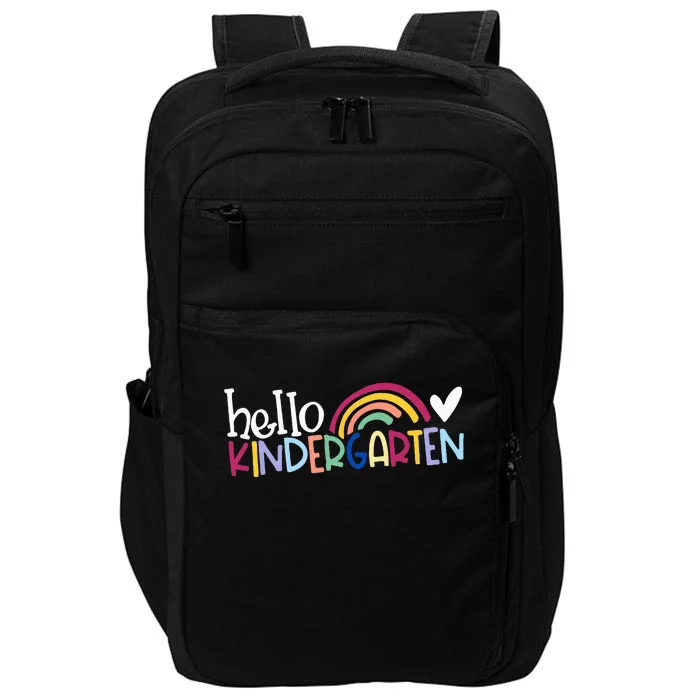 Hello Kindergarten Rainbow Back To School Impact Tech Backpack