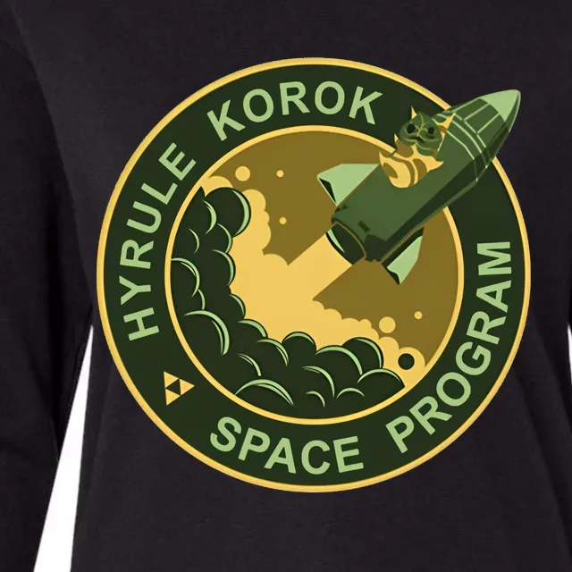 Hyrule Korok Space Program Breath Of The Wild Link The Legend Flora Of Hyrule Womens Cotton Relaxed Long Sleeve T-Shirt