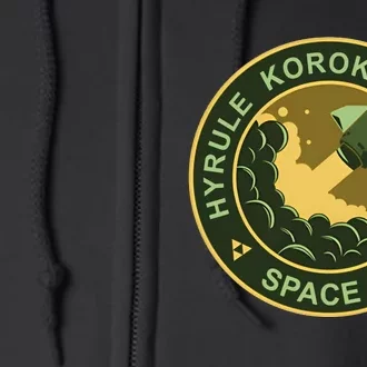 Hyrule Korok Space Program Breath Of The Wild Link The Legend Flora Of Hyrule Full Zip Hoodie