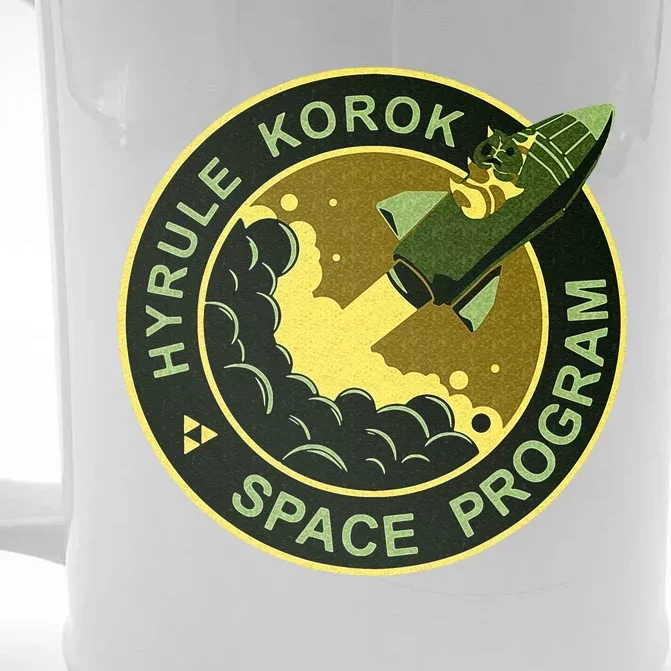 Hyrule Korok Space Program Funny Space Exploration Front & Back Beer Stein