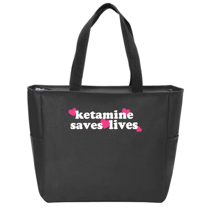 Hazel Ketamine Saves Lives Zip Tote Bag