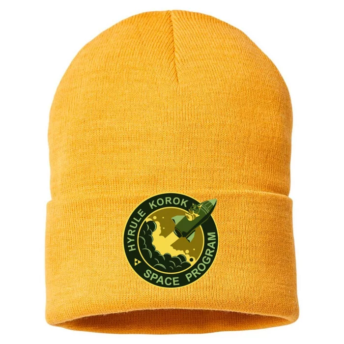 Hyrule Korok Space Program Funny Space Exploration Sustainable Knit Beanie