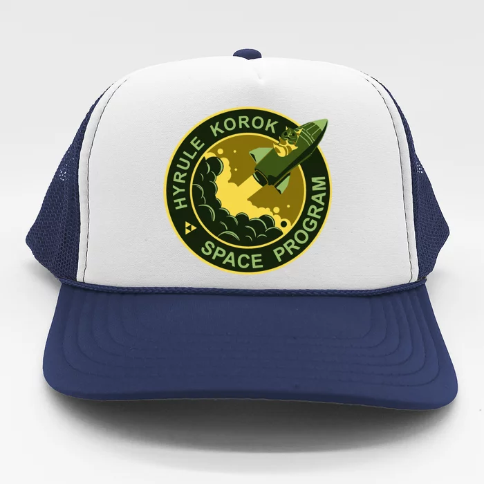 Hyrule Korok Space Program Funny Space Exploration Trucker Hat