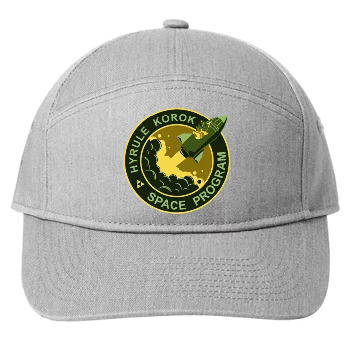 Hyrule Korok Space Program Funny Space Exploration 7-Panel Snapback Hat