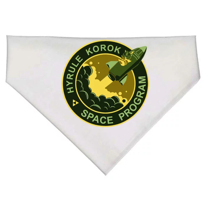 Hyrule Korok Space Program Funny Space Exploration USA-Made Doggie Bandana