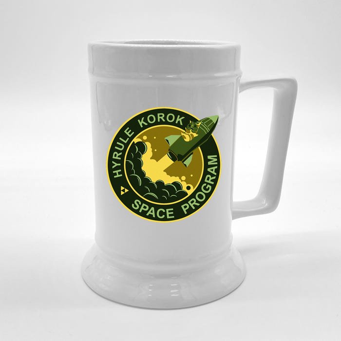 Hyrule Korok Space Program Funny Space Exploration Front & Back Beer Stein