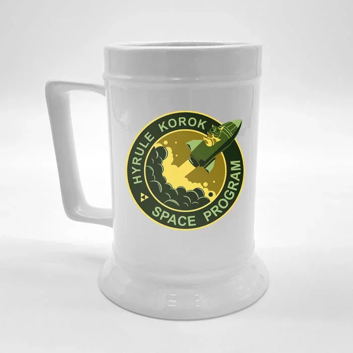 Hyrule Korok Space Program Funny Space Exploration Front & Back Beer Stein