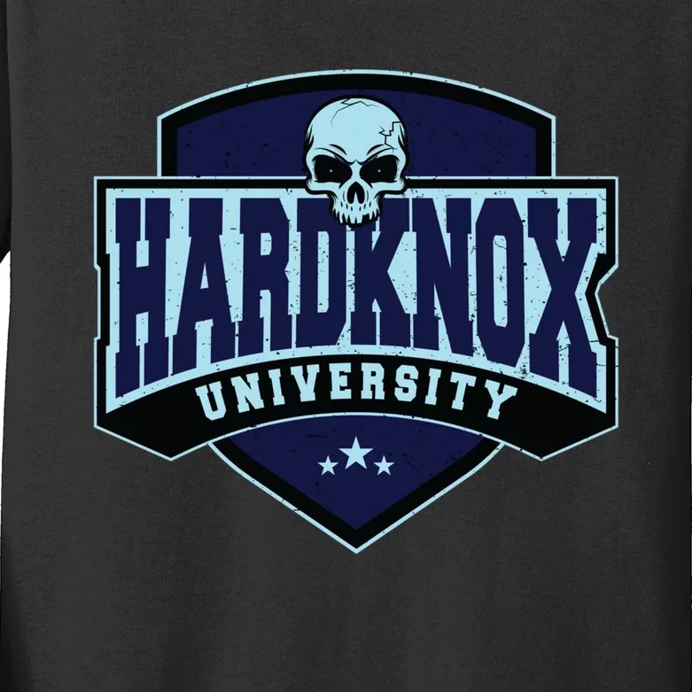 Hard Knocks School Hardknox Tough Guy Lessons University Kids Long Sleeve Shirt