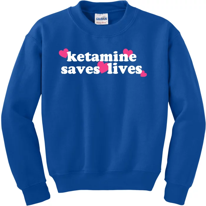 Hazel Ketamine Saves Lives Kids Sweatshirt