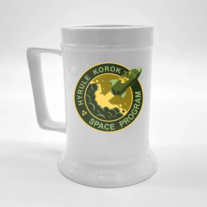 Hyrule Korok Space Program Funny Space Exploration Front & Back Beer Stein