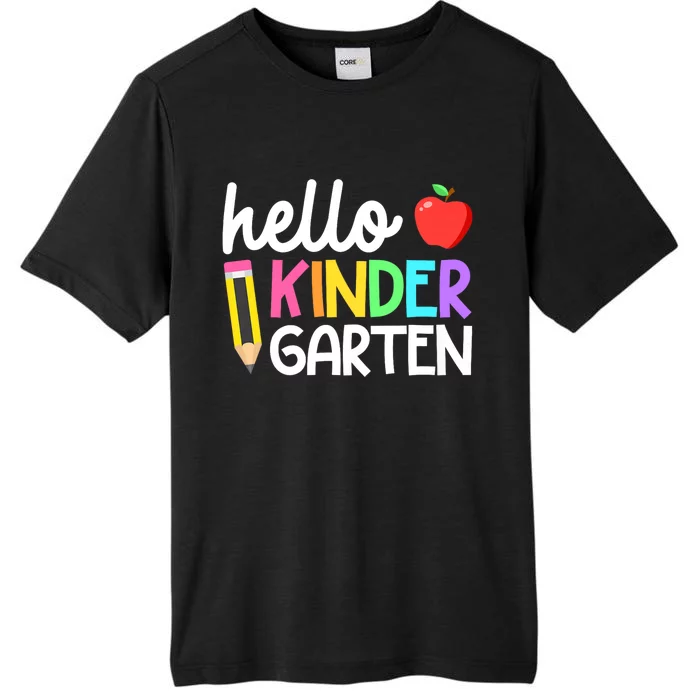 Hello Kindergarten Team Kinder Back To School Teacher ChromaSoft Performance T-Shirt