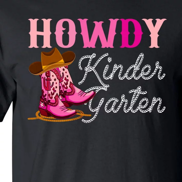 Howdy Kindergarten Teacher Rodeo Country Western Cowgirl Tall T-Shirt