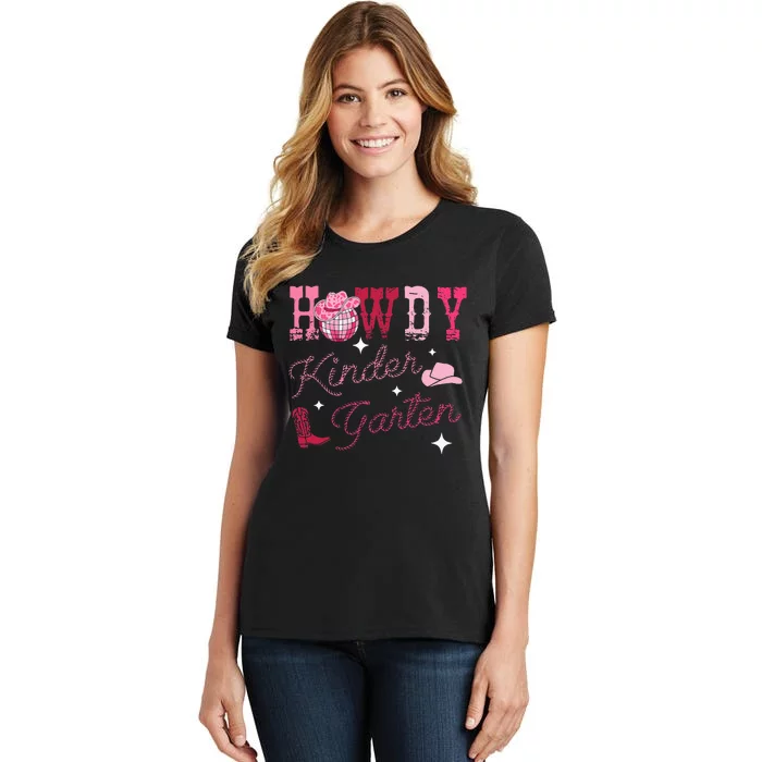 Howdy Kindergarten Teacher Rodeo Country Western Women's T-Shirt