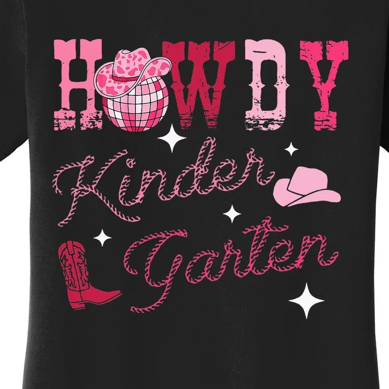 Howdy Kindergarten Teacher Rodeo Country Western Women's T-Shirt