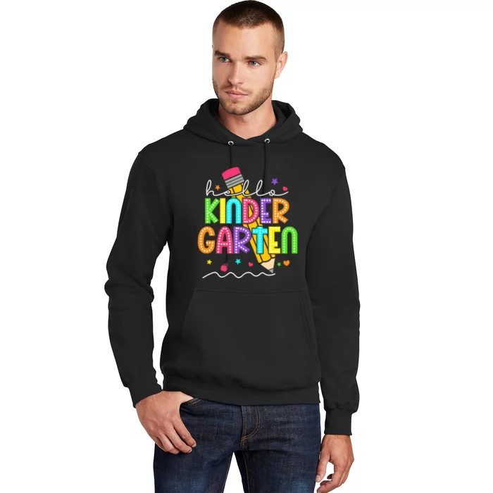 Hello Kindergarten Team Kinder Back To School Teacher Hoodie