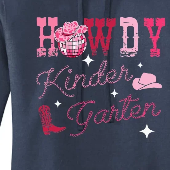 Howdy Kindergarten Teacher Rodeo Country Women's Pullover Hoodie