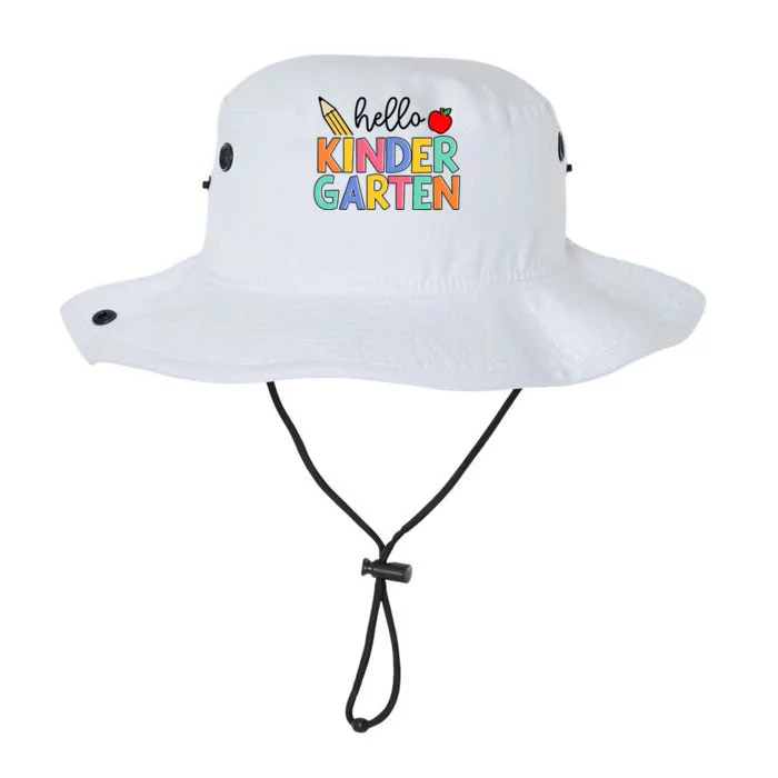 Hello Kindergarten Team Kinder Back To School Teacher Legacy Cool Fit Booney Bucket Hat