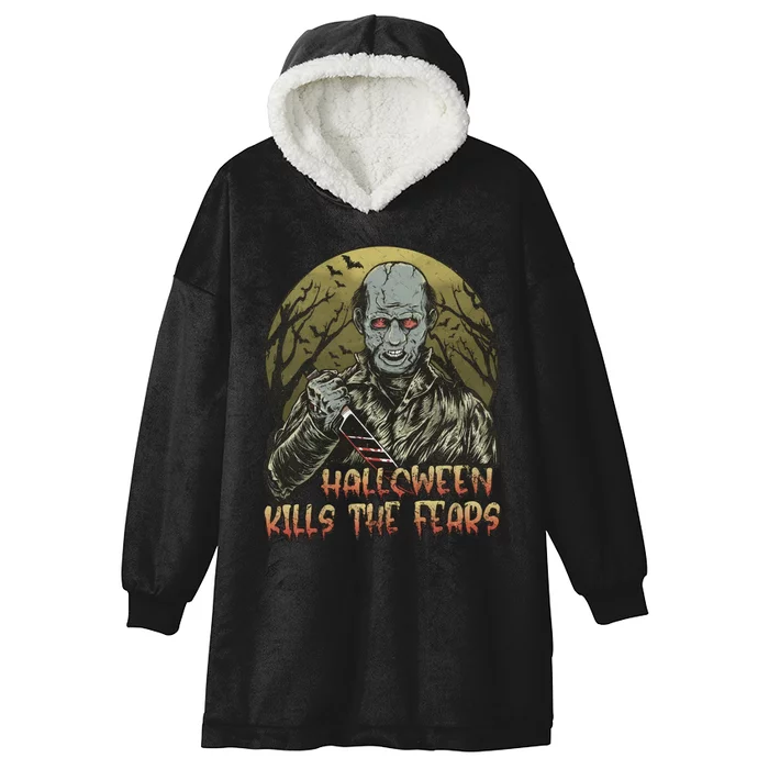 Halloween Kills The Fears Holiday Halloween Night Party Hooded Wearable Blanket