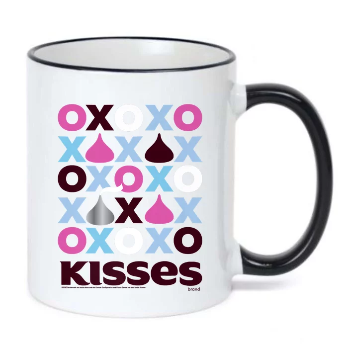 Hershey's Kisses XOXO Design Black Color Changing Mug