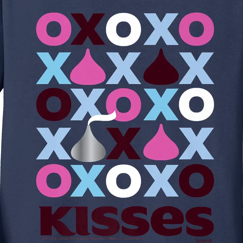 Hershey's Kisses XOXO Design Kids Long Sleeve Shirt