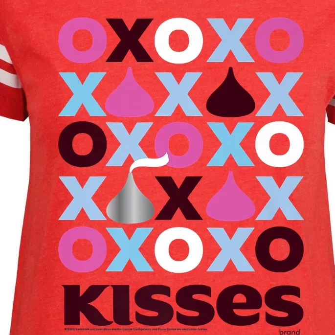 Hershey's Kisses XOXO Design Enza Ladies Jersey Football T-Shirt