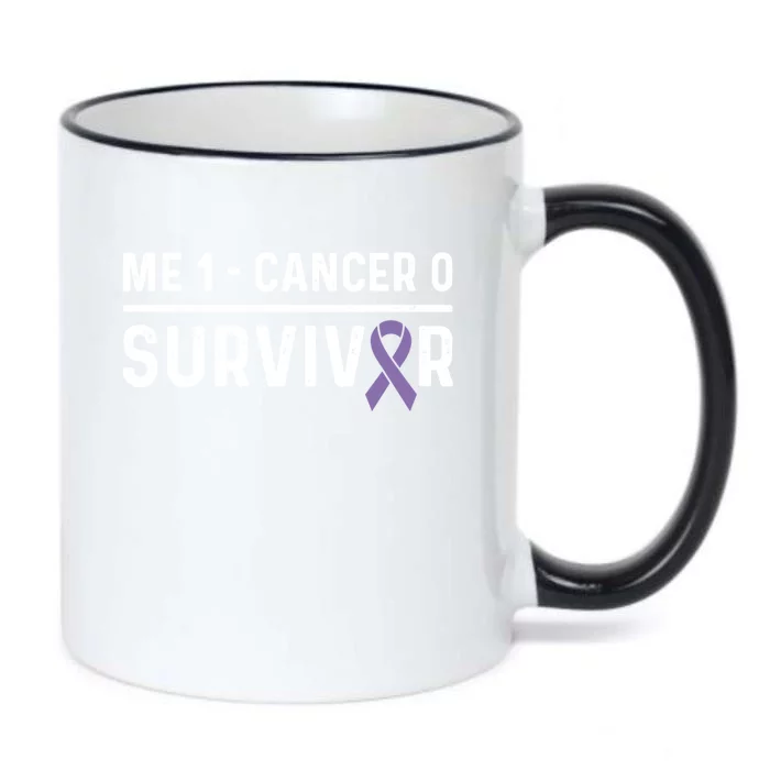 Hodgkin Lymphoma Awareness Purple Ribbon Survivor Remission Meaningful Gift Black Color Changing Mug