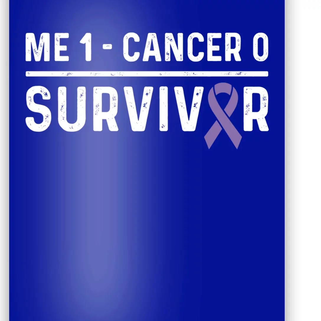 Hodgkin Lymphoma Awareness Purple Ribbon Survivor Remission Meaningful Gift Poster