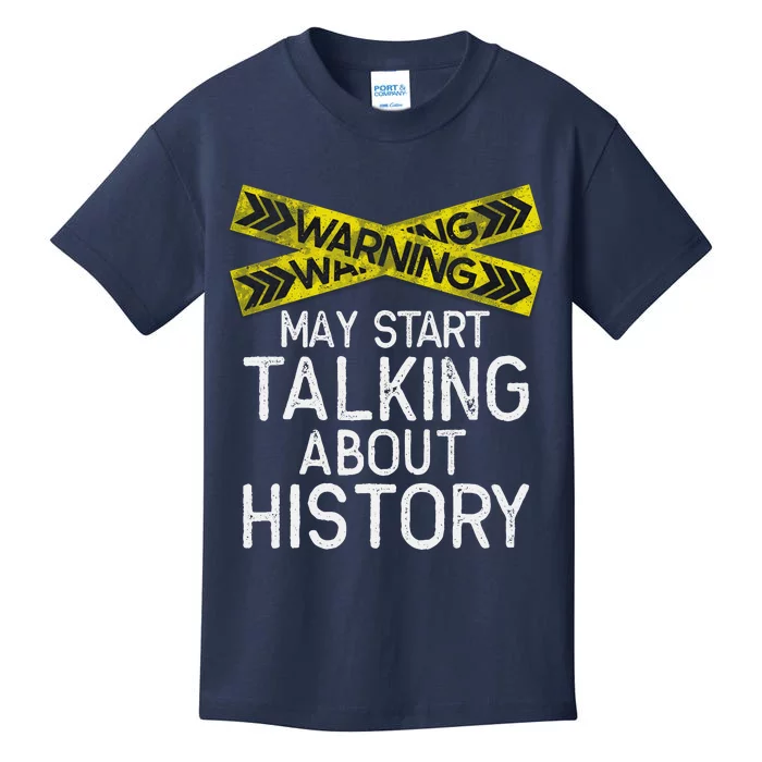 History Lover American History Student History Teacher Kids T-Shirt