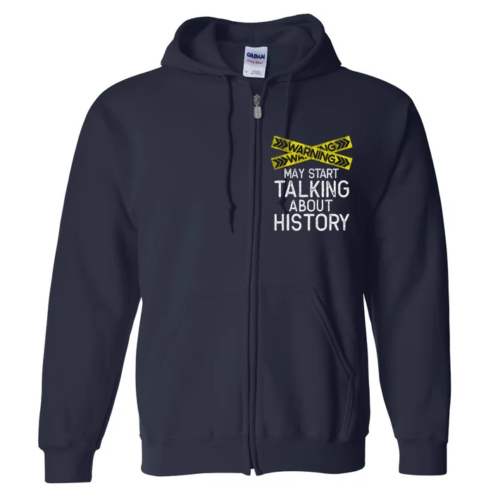 History Lover American History Student History Teacher Full Zip Hoodie