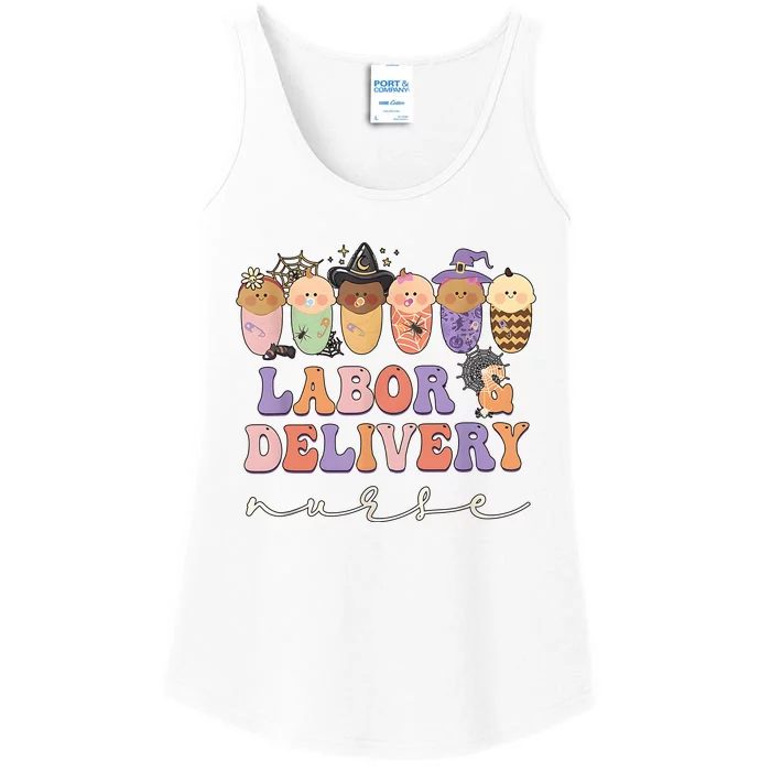 Halloween Labor And Delivery Nurse Party Health Care Ladies Essential Tank