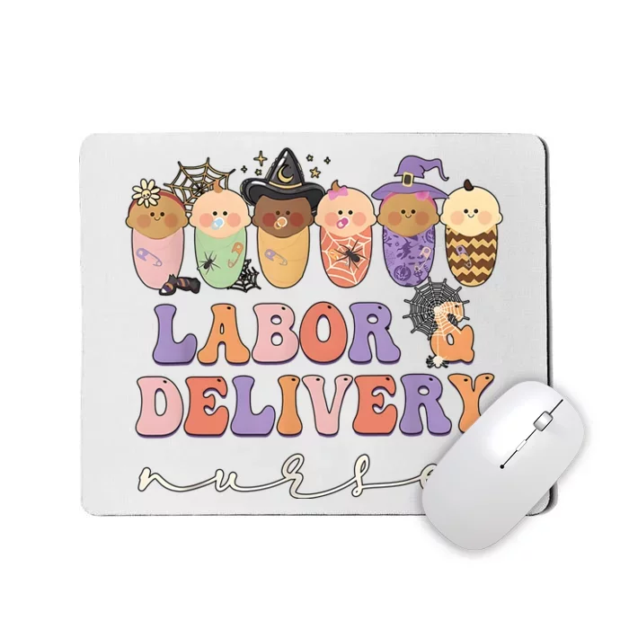 Halloween Labor And Delivery Nurse Party Health Care Mousepad