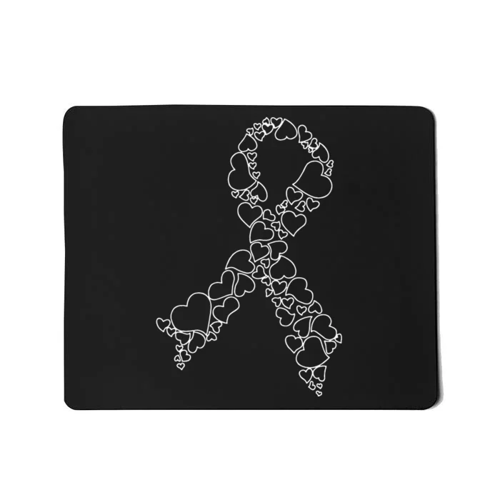 Heart Leukemia Awareness Month We Wear Orange Hope Support Mousepad