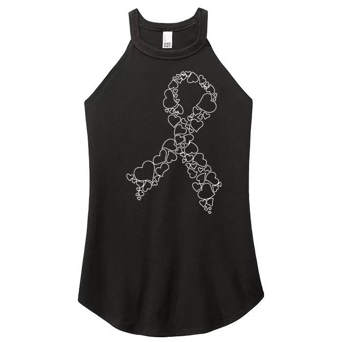 Heart Leukemia Awareness Month We Wear Orange Hope Support Women’s Perfect Tri Rocker Tank