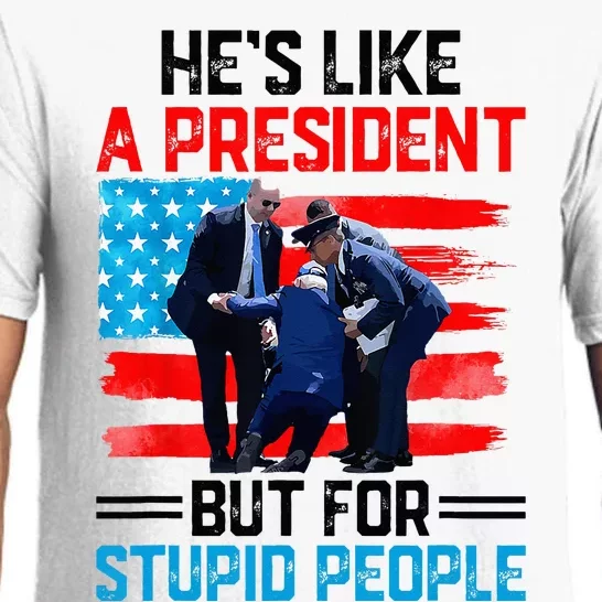 He's Like A President But For Stupid People Biden Falling Pajama Set