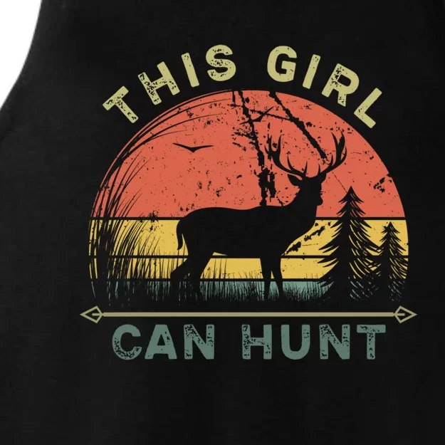 Hunt Like A Hunting Can Hunt Meaningful Gift Ladies Tri-Blend Wicking Tank